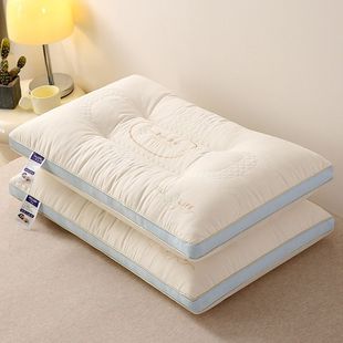 Hotel Pillow Set for Home Use, Single Cervical Support Pillow for Sleep, Feather Velvet Student Dormitory Pillow Core, One Whole Pillow