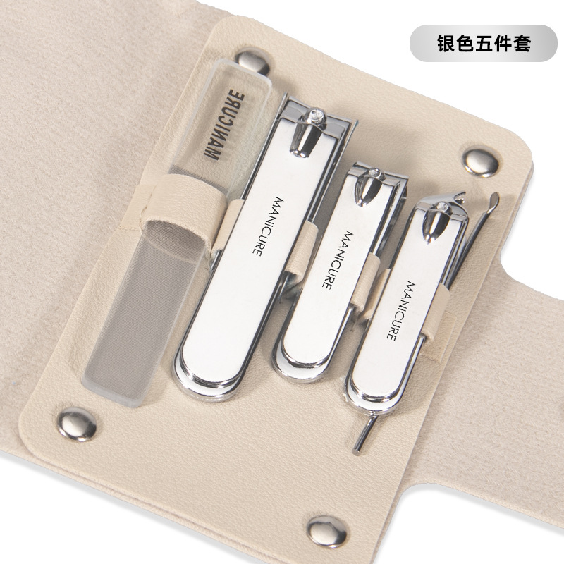 White [5-piece set with ear digs]