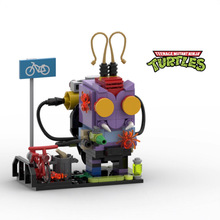 817号忍者神龟渣虫方头仔moc-150997儿童益智拼搭积木玩具模型