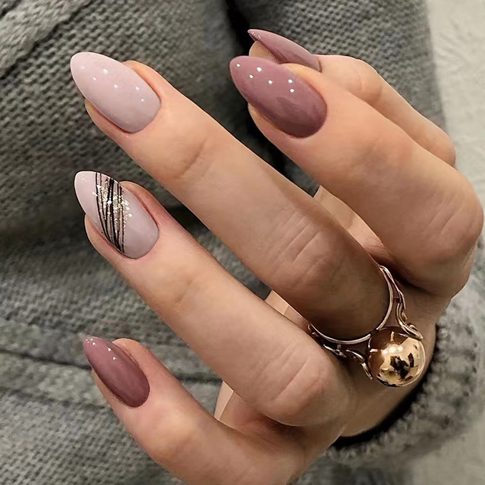 Uñas de uñas largas portátiles Parche de uñas postizas desmontables Sensación de alto nivel Venta al por mayor de uñas portátiles de venta caliente transfronterizas