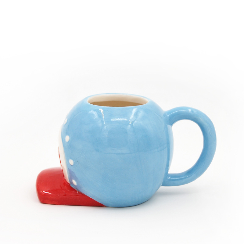 Cerámica creativa One Piece Taza de marca Choba taza de sombrero taza de café taza de agua para niños