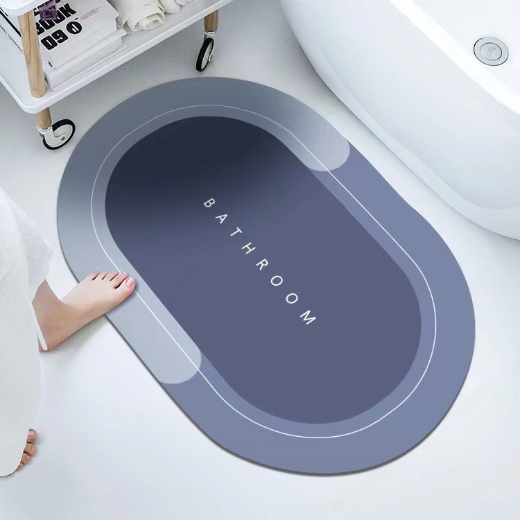 浴室マットトイレ吸水滑り止め珪藻泥クッション家庭用トイレカーペット滑り止めマット|undefined