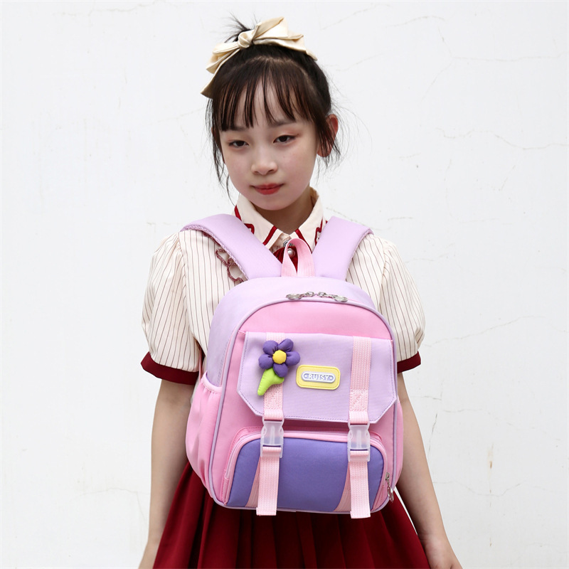 Mochila infantil de dibujos animados para niños, mochila escolar para niñas, estilo coreano, mochila ligera transpirable, mochila para reducir la carga.