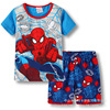 Children's pijama, summer sleeves, set, with short sleeve, polyester, suitable for import