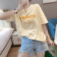 Cotton T-shirt Short-sleeved Women's 2024 Summer New Loose Design Sense White T-shirt Slimming Half-sleeved T-shirt Top Trendy