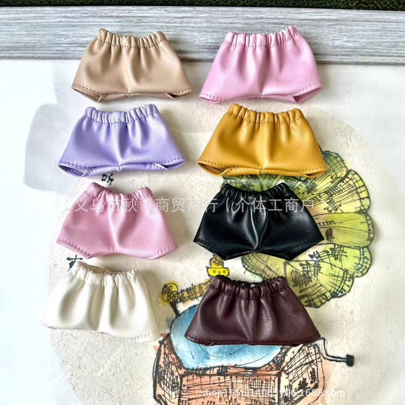 Leather Pants · 17cm Labubu 13cm Boss Dog Keychain Blind Box Pendant with Matching Outfit in Stock Wholesale Leather Pants · 17cm Labubu 13cm Boss Dog Keychain Blind Box Pendant with Matching Outfit in Stock Wholesale