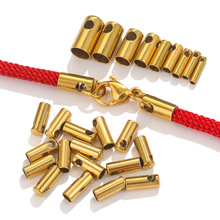 不锈钢蛇头压接扣连接器皮绳吊桶接扣 DIY项链手链手工饰品配件