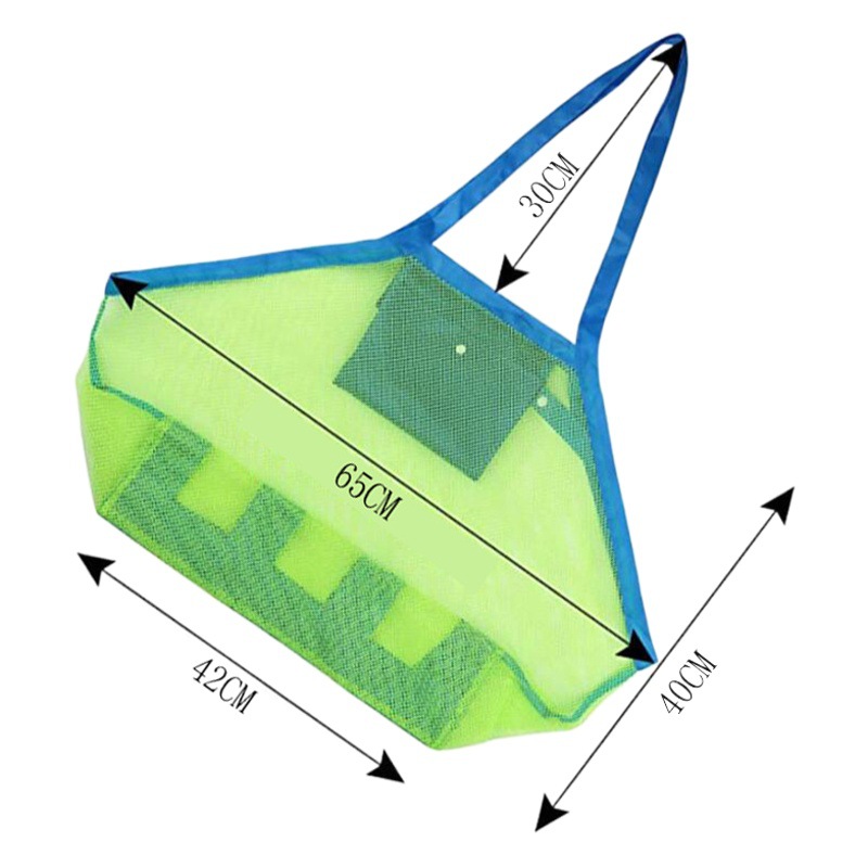 Fábrica al por mayor de múltiples capas de los niños bolsa de almacenamiento de juguete plegable bolsa de almacenamiento portátil bolsa de arena herramienta de excavación bolsa de red