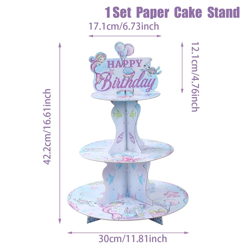 クロスボーダーケーキスタンド誕生日パーティーの装飾ケーキテーブル使い捨て紙デザートテーブルケーキホルダー外国貿易ホット販売|undefined
