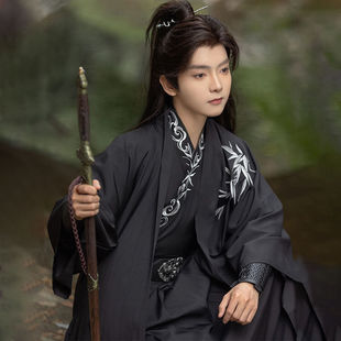 Hanfu for Men, Ancient Style, Handsome Male and Female Daily Embroidered Couple, Chinese Style Domineering Suit
