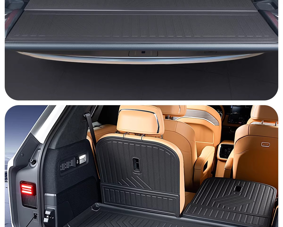 Suitable for Zeekr 9X Trunk Mat, Car Interior Special Full-Coverage Tpe Trunk Mat, Modified Decorative Accessories
