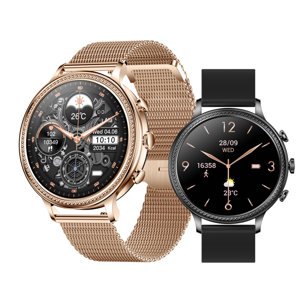 Cross-Border New V60 Smart Watch Bluetooth Call Heart Rate Blood Oxygen Sleep Health Monitoring Women's Smart Watch