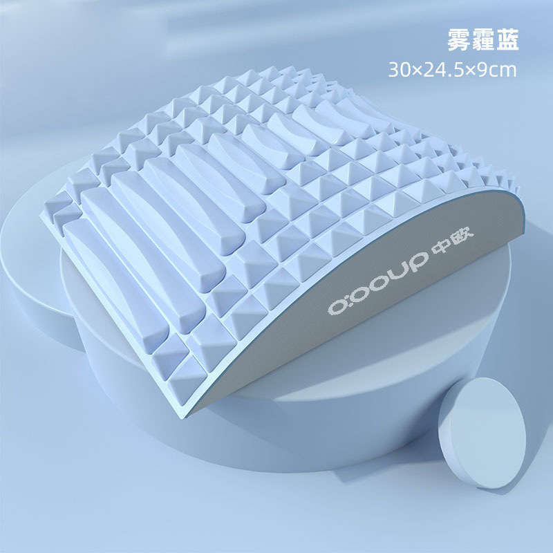 腰椎緩和装置、腰椎サポート、トップウエストPP NBR腰椎サポート、ストレッチ頚椎マッサージャー、ヨガ補助具|undefined