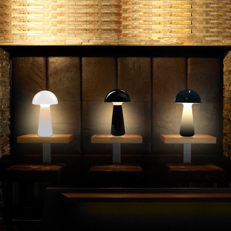 Nórdico creativo seta lámpara táctil oscurecimiento dormitorio atmósfera regalo lámpara de mesa se puede utilizar al aire libre IP44 impermeable grado