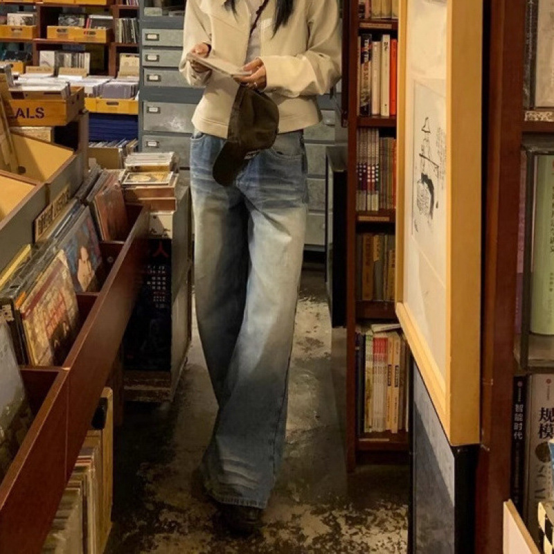 国潮美式白色pu皮衣短款外套女2025春秋新款设计感小众机车服夹克|undefined