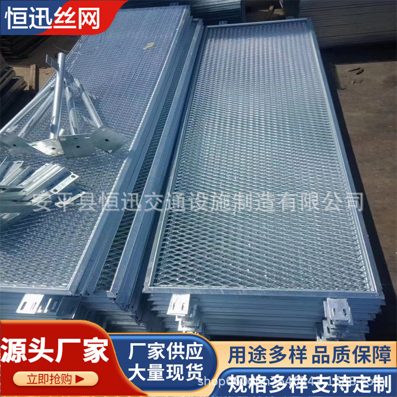 现货高速防眩网灯光防护网金属框架防眩隔离栅公路桥梁隔离防眩网