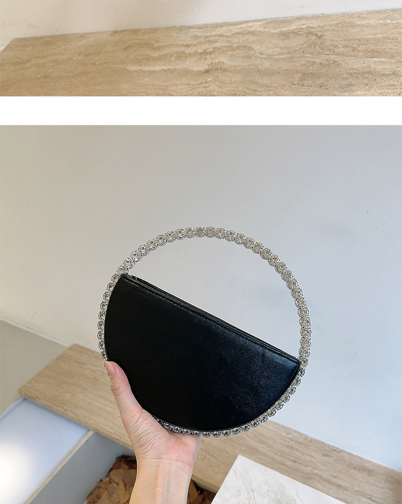 699g Weight Polyester Lining Material Zipper Closure Type Top Handle Strap Type Handbag, Evening Bag Bags Type Holiday, Party Occasion Pu Leather Material Color Block Pattern All Seasons Season Women's Gender Elegant Style Heart-shaped Shape Pu Leather Color Block Heart-shaped Evening Bags 5