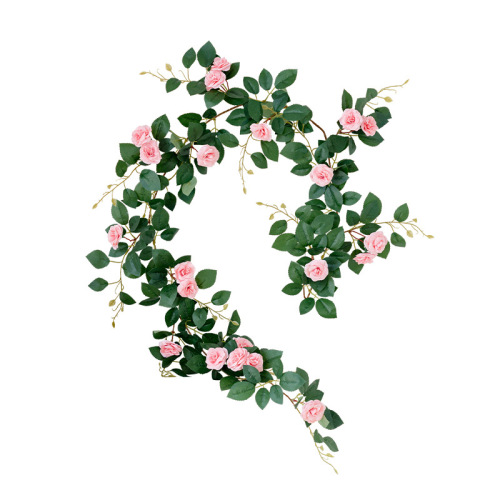 21 roses flower vine artificial flower faux vine plant decorative green plant vine plant
