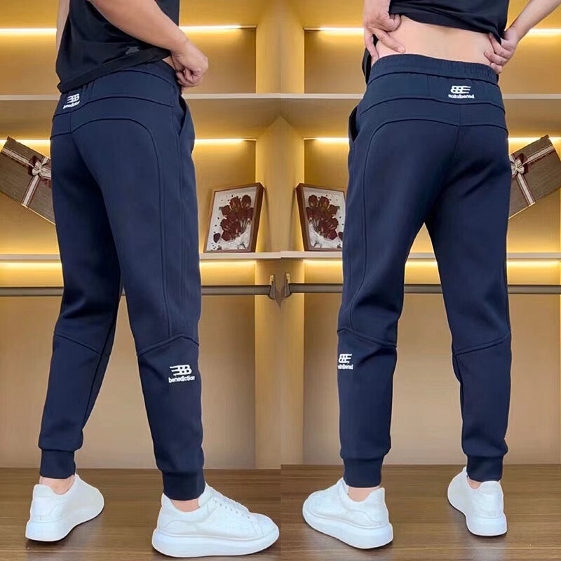 Shake sound explosions autumn thick men's casual pants nine-point toe pants trend sports pants stretch pants wholesale Shake sound explosions autumn thick men's casual pants nine-point toe pants trend sports pants stretch pants wholesale