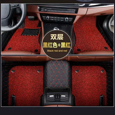 foot pad — Universal Foot Pad - black-and-red-black-and-red-silk-circle-double-layer-mobile-phone-pocket-message-car