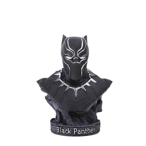 Avengers Black Panther Action Figure Model Small 18cm Height Resin Display Figure Marvel Hero Movie Merchandise
