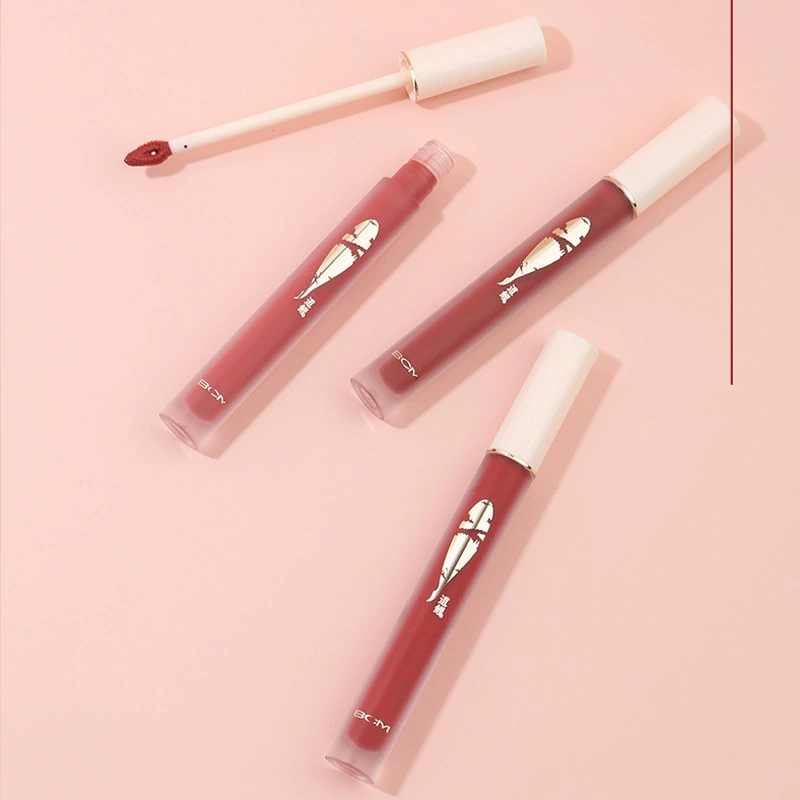 BCM Daolisi Yun Перо губная помада-блеск Velvet Matte Молочный чай Гнилой помидор Блеск губ оптом Dropshipping