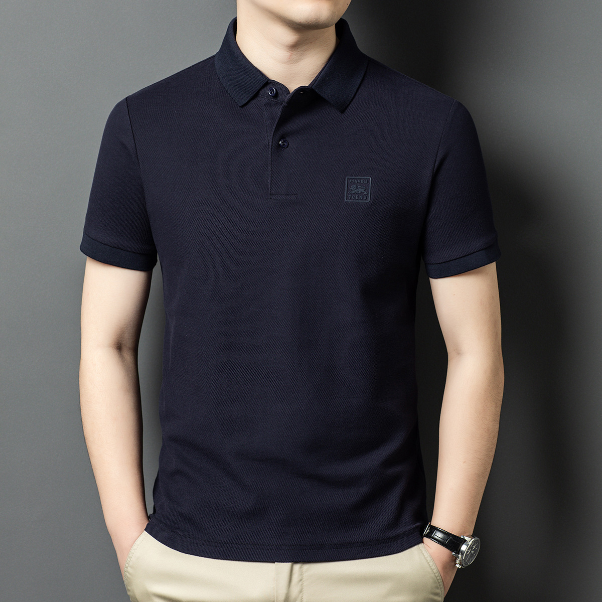 Cotton summer polo
