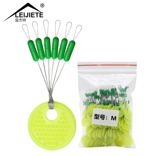 Color rubber space beans bulk 100 groups a pack of cylindrical high concentricity positioning beans fishing gear accessories manufacturer