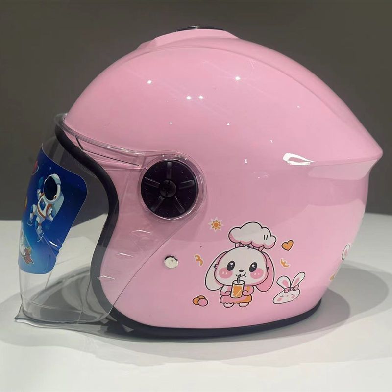 Helmet, Other Auto Parts and Accessories - pink-rabbit-hd-mirror-childrens-autumn-and-winter-style