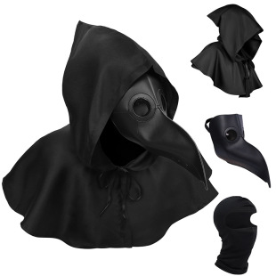 Halloween Cross-Border Popular Plague Beak Mask Amazon Best-Selling European Steampunk Beak Doctor Mask