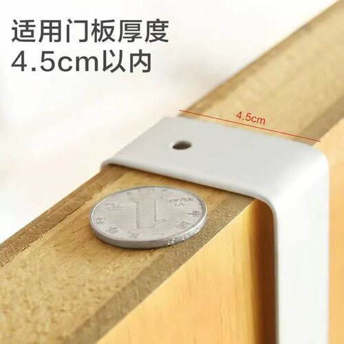 Creative door-back coat hooks and coat hooks, cartoon wall-mounted door hangers, removable nail-free, traceless door hooks
