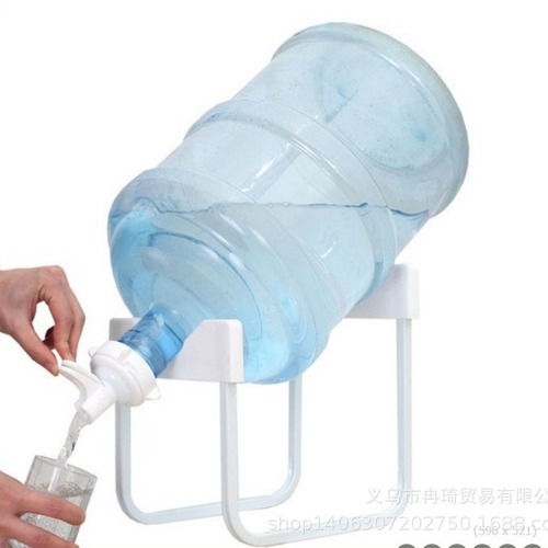 Removable iron frame pure water bucket shelf water press water dispenser faucet