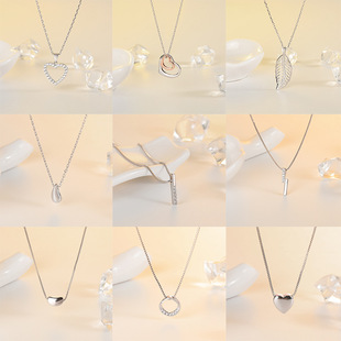 New Style Simple Necklace Neck Chain Female Niche Design Sense Light Luxury Cold Collarbone Chain Style People Elegant Internet Celebrity Jewelry