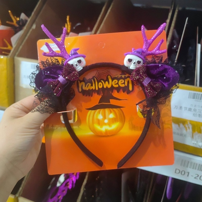 ハロウィンヘッドバンド、女性用、面白い小悪魔、カボチャのヘッドバンド、写真撮影、メイクアップパーティー、フェスティバル、パフォーマンス用ヘアアクセサリー|undefined