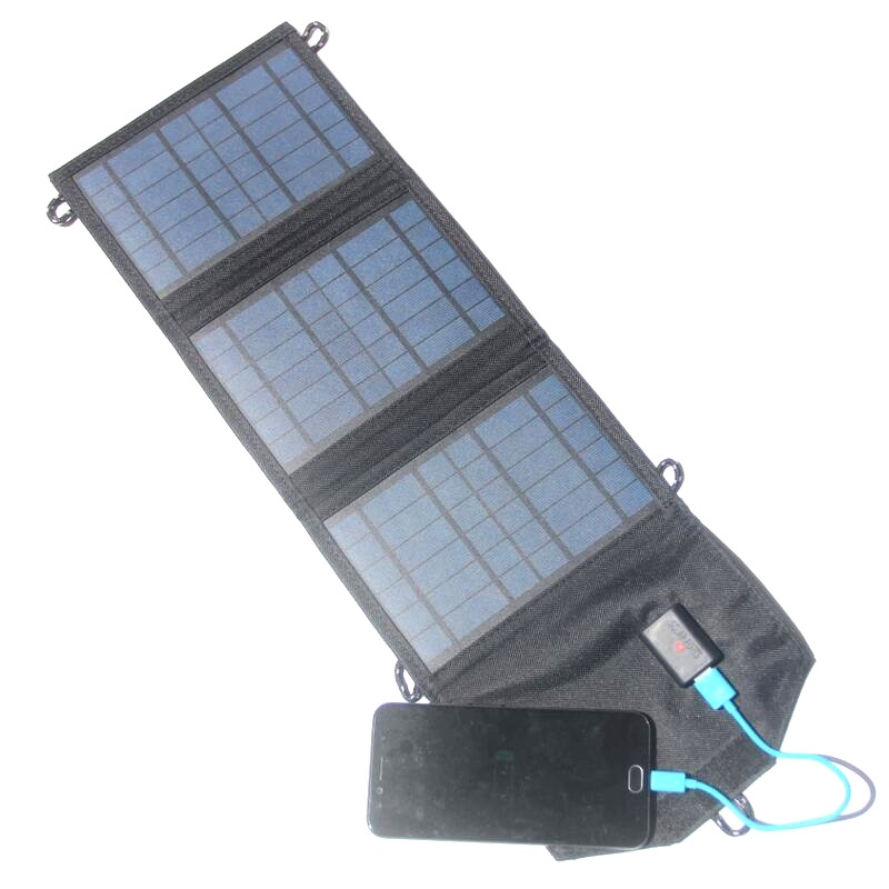 10.5W 21W 30W 便攜太陽能摺疊充電包太陽能充電器充電板移動電源