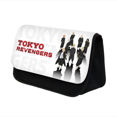 tokyo revengers东京卍复仇者涤纶笔袋大容量铅笔包 三角形文具袋