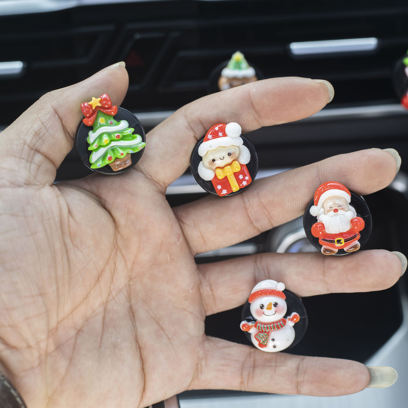 新しいクリスマスの車の香水を6つ入れて、車の香りを挟んで、クリスマスの車内の香りを飾って、祝日の贈り物をします。|undefined