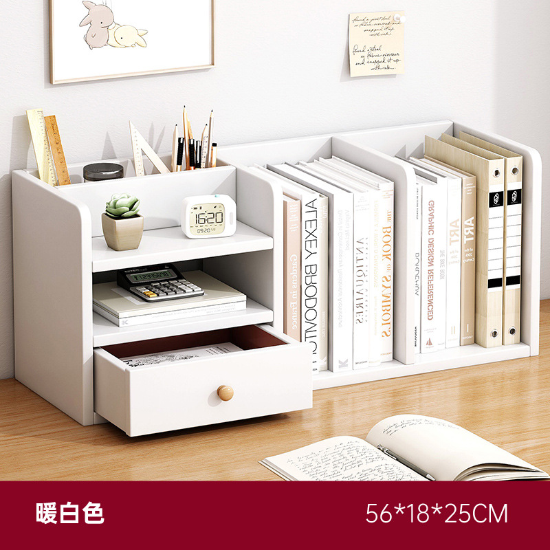 Estante de libros estante de almacenamiento italiano pequeño estante de almacenamiento escritorio papelería artículos de orden de artefactos de escritorio estante de almacenamiento