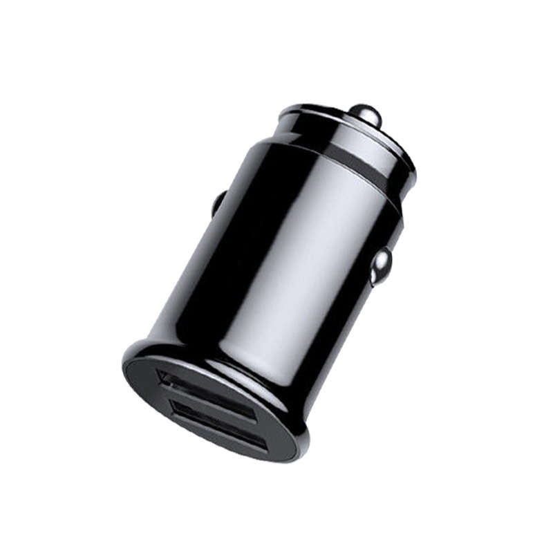 Mini Dual USB Car Charger 3.1A (Mobil şarj cihazları) - black