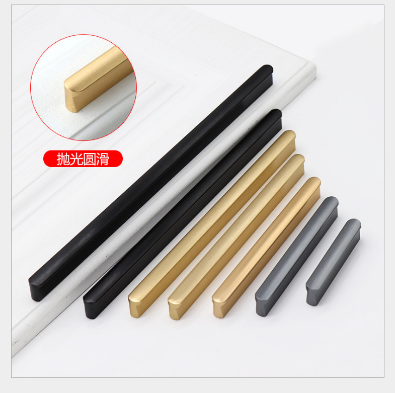 Gold Light Luxury Nordic 1m Aluminum Aluminum Black Hands Cabinet…