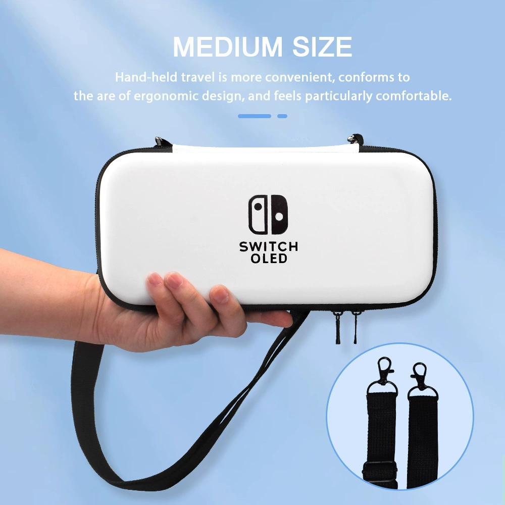 Применимый держатель сумки для Nintendo Switch с ремнем, ремень storage кейс для Switch OLED, косая cross -bag, сумка для консоли