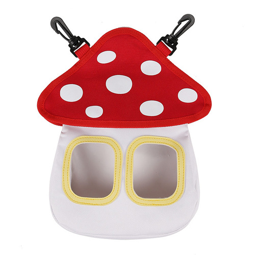 Cross-border new product small pet feeding bag cute rabbit feeding straw bag high quality chinchilla hamster hay feeder