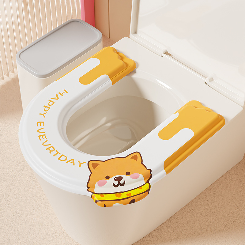 Half pack U-shaped toilet seat 4.5mm [Shiba Inu]