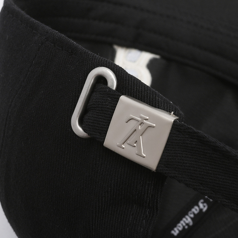 Sombrero de béisbol con borde de cabeza grande estándar R para hombres y mujeres, nuevos estudiantes, primavera y otoño, cara pequeña versión coreana, techo duro, borde corto, pato nuevo