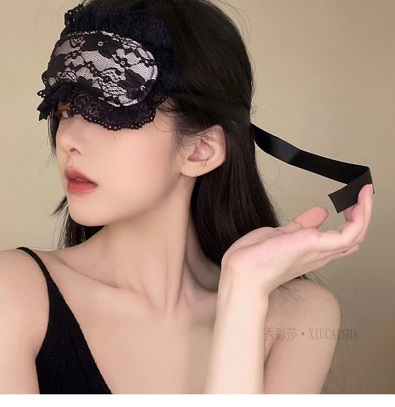 Dark Lace Blindfold and Bracelet Set, Pink Passion Bundle, 2025 Spring — detail image 6