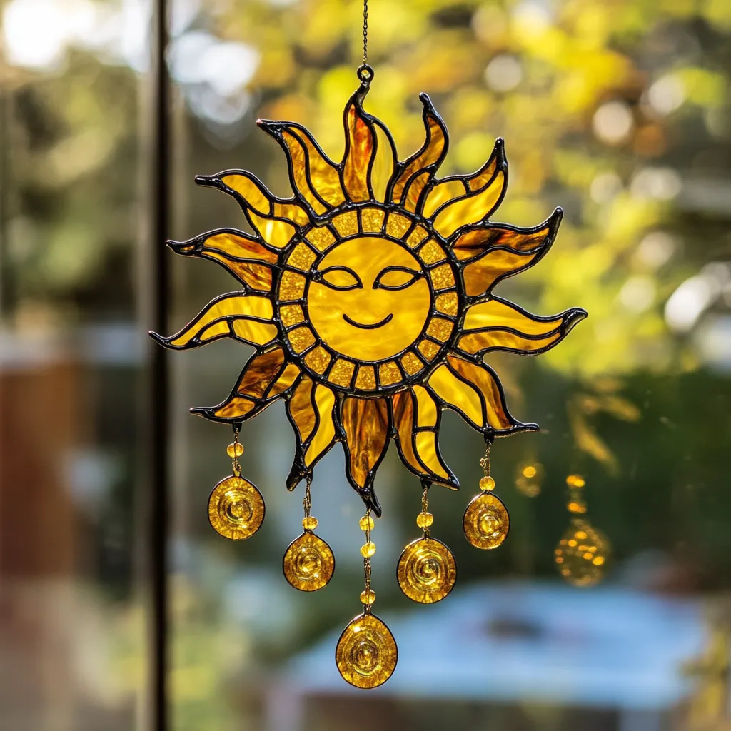 Nuevos productos transfronterizos de acrílico sol colgante decoración balcón ventana colgante regalo del día de la madre