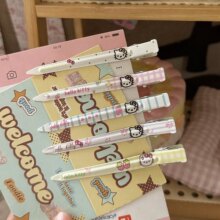 糖果色格子水果猫咪金属长条发夹卡通甜美可爱女孩鸭嘴夹发卡发饰