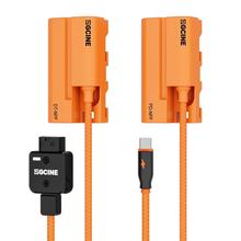 ZGCINE正光Type-C转LP-E6假电池适用佳能相机R5C直播供电R6R7 5D