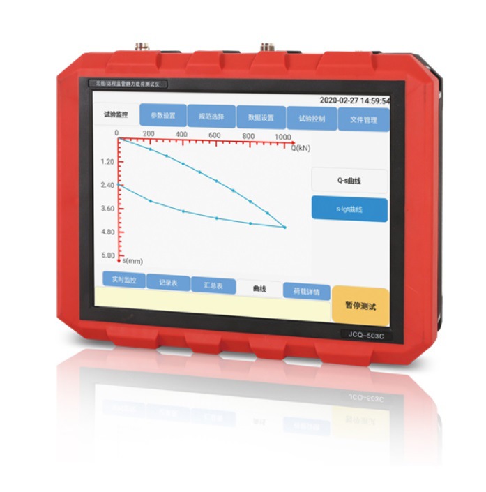 JCQ-503C 无线测控／远程监管静力载荷测试仪