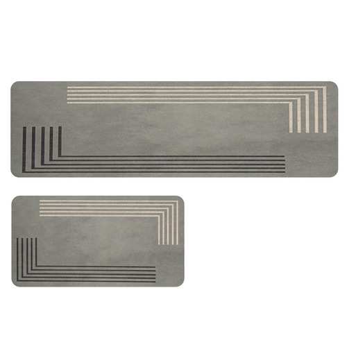 Kitchen floor mats long water-absorbing and oil-absorbing floor mats non-slip floor mats oil-proof and waterproof household mats entry door mats carpet